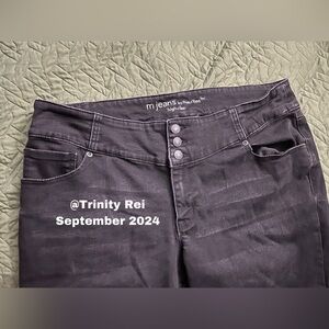 maurices high rise flare denim